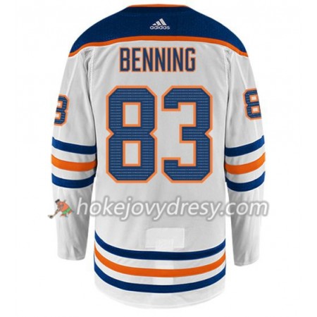 Pánské Hokejový Dres Edmonton Oilers MATT BENNING 83 Adidas Bílá Authentic